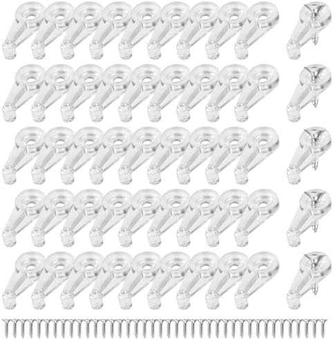 Okucia okienne |   Zestaw 5 szklanych klipsów retencyjnych do drzwi szafek, 4 mm przezroczyste klipsy retencyjne do szkła, zestaw klipsów do ekranów okiennych, klipsy do mocowania luster, klipsy do tylnych części ram obrazów. Okucia okienne Okucia okienne